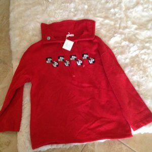 Lazy Oaf Little Sunny Bite X  101 Dalmations sailor collar sweatshirt New OS